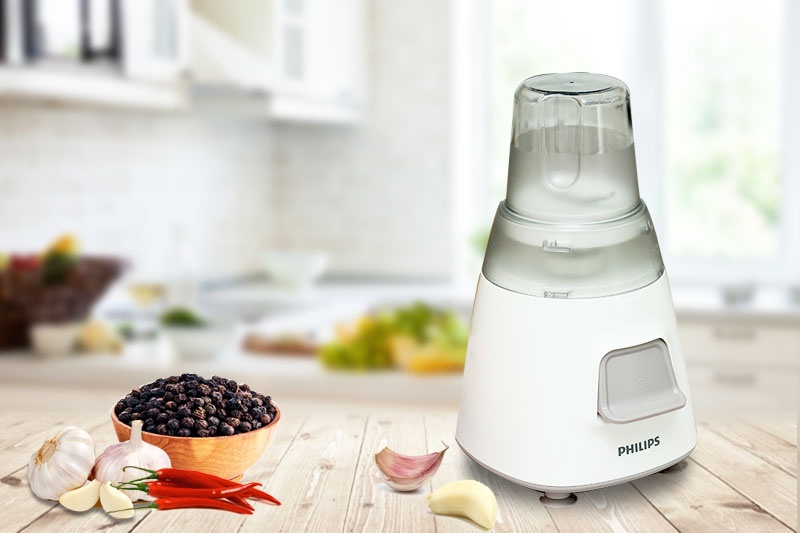 Máy xay sinh tố Philips HR2056 (Trắng) - BH 24 THÁNG