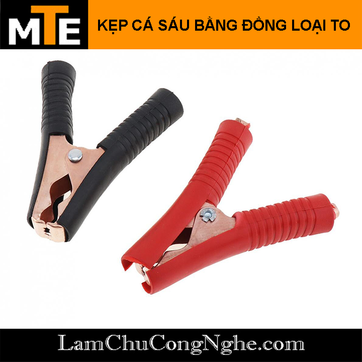 Cặp kẹp cá sấu kiểm tra bình acquy 95mm 100A