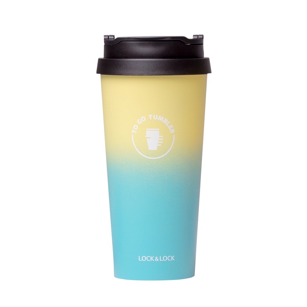 [HCM]Ly giữ nhiệt lock&lock two tone click tumbler 540ml màu xanh mint đẹp dịu dàng