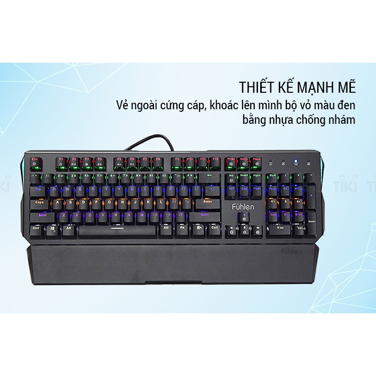 Bàn phím cơ có dây fuhlen destroyer mới full box.