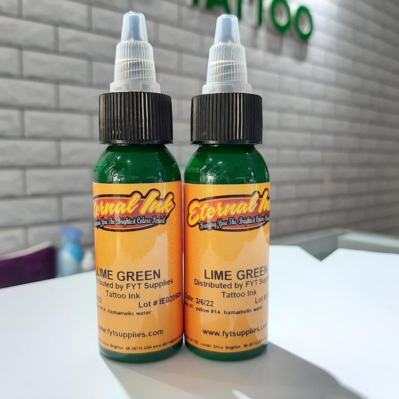 MỰC XĂM HÌNH ENTERNAL INK LIME GREEN 30ML