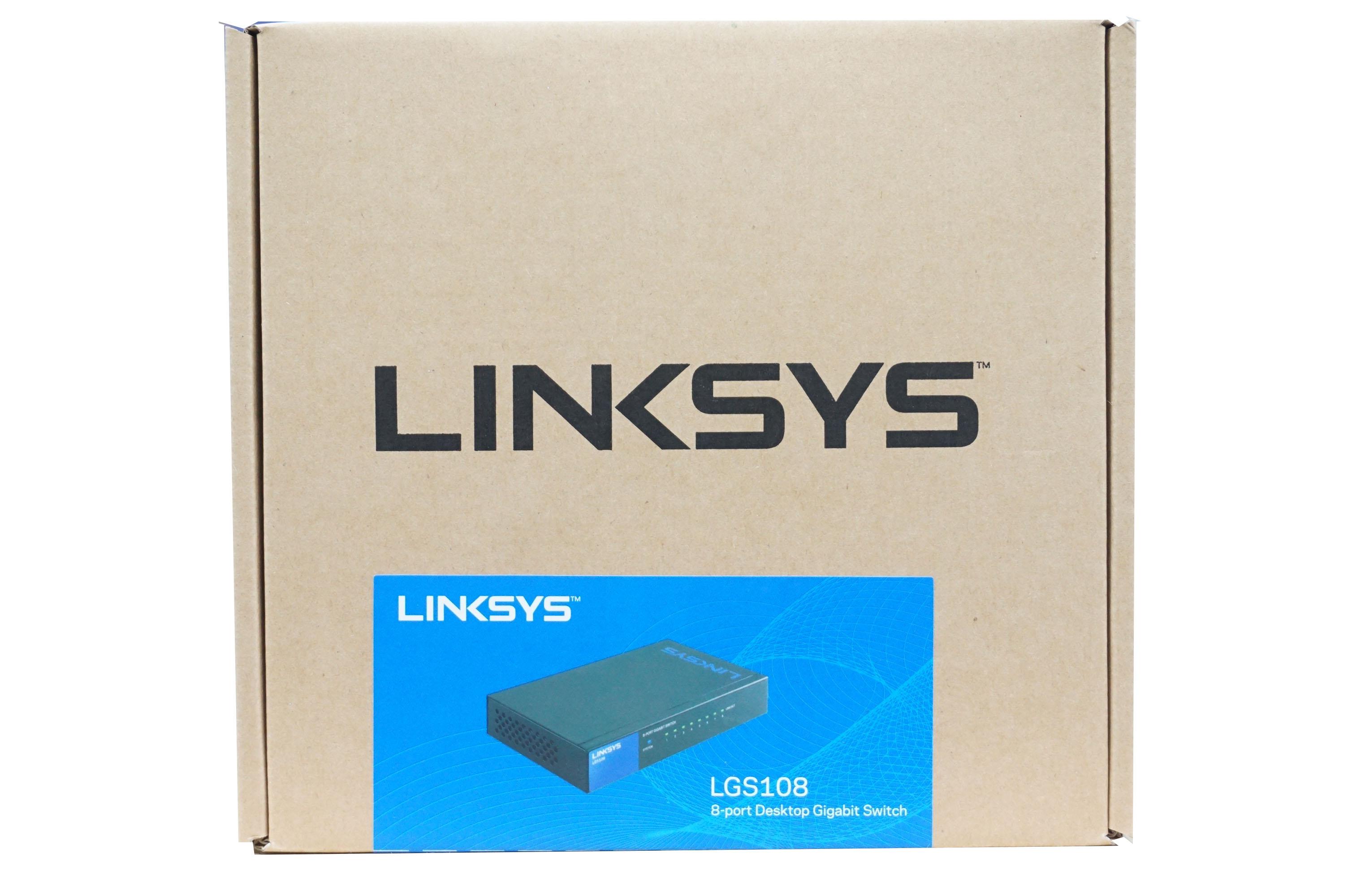 (BẢO HÀNH CHÍNH HÃNG 1 ĐỔI 1 TRONG VÒNG 3 NĂM) Bộ chia tín hiệu 8 cổng Gigabit LinkSys LGS108
