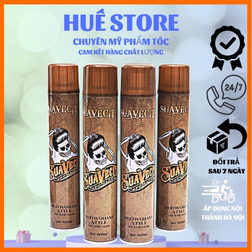 Gôm xịt tóc nam nữ SUAVECITO giữ nếp tóc HUẾ STORE