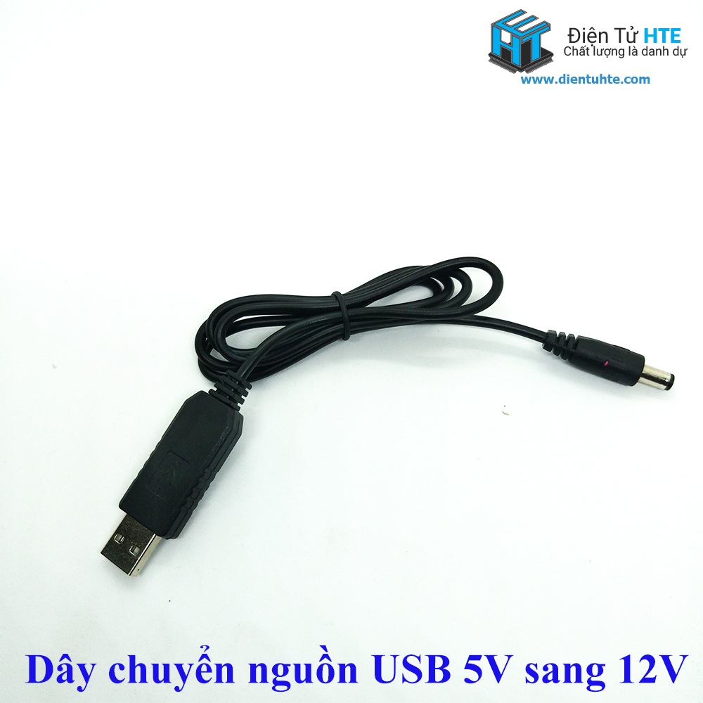 CÁP CHUYỂN ĐỔI NGUỒN USB 5V SANG 12V và 5 SANG 9V