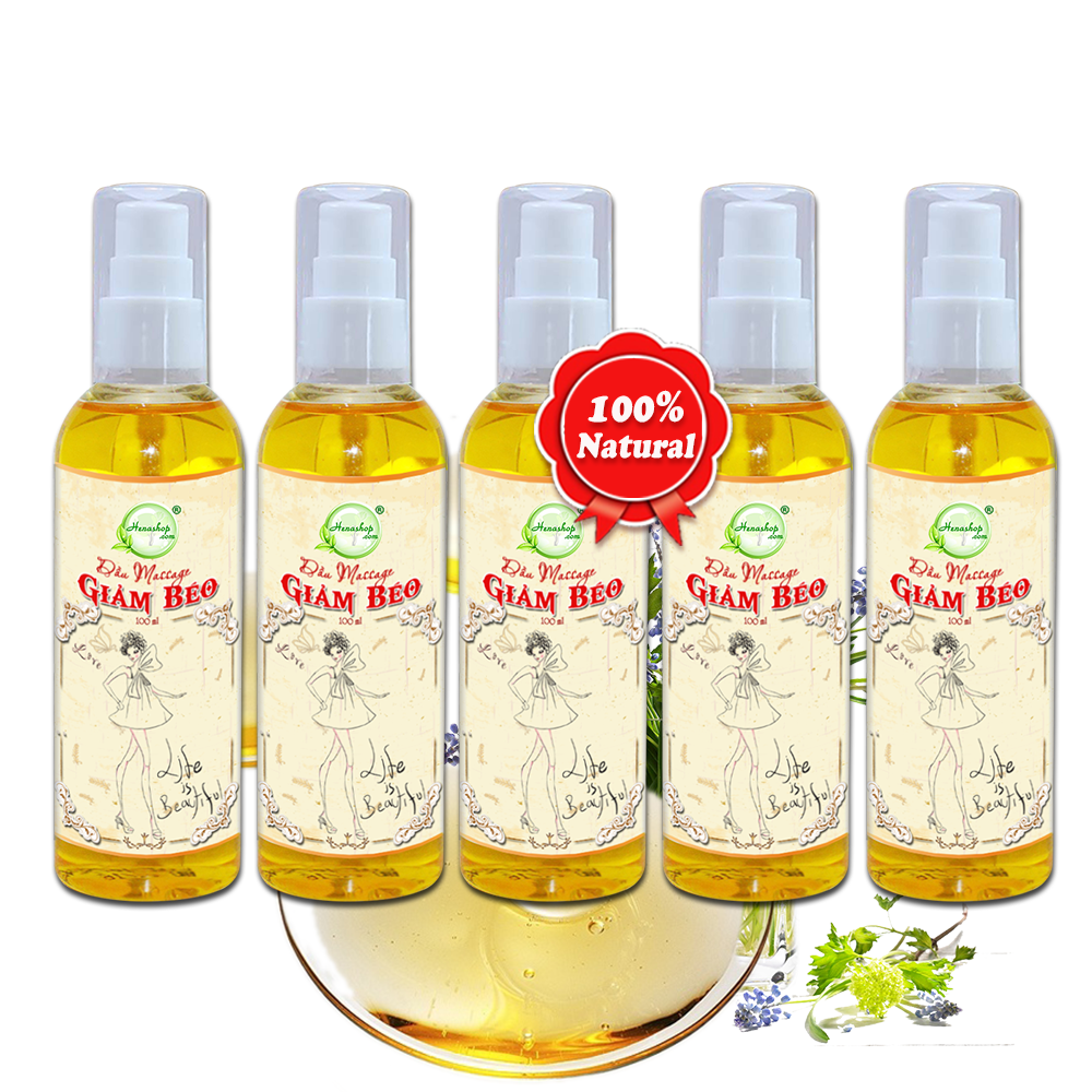 Dầu Massage Giảm Béo mỡ bụng 50ml - Henashop