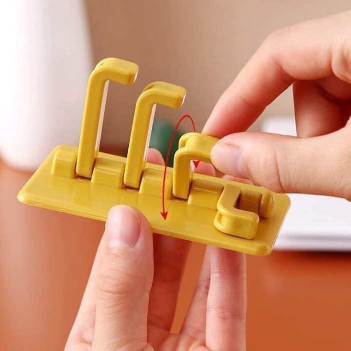 MÓC TREO ĐỒ DÁN TƯỜNG 4 NHÁNH ĐA NĂNG .ĐTVM