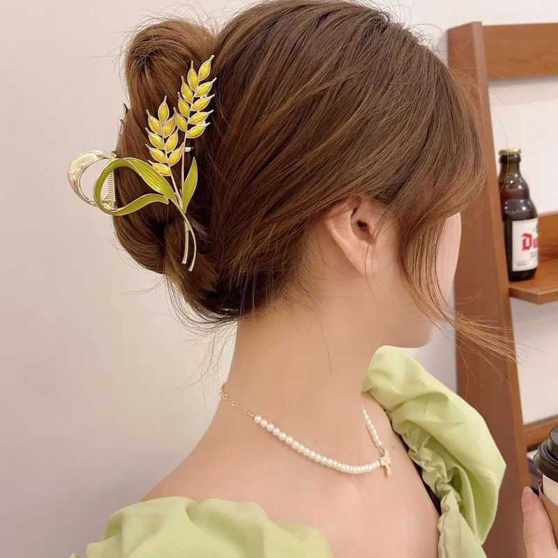 Kẹp tóc bông lúa sang chảnh - UniLabel