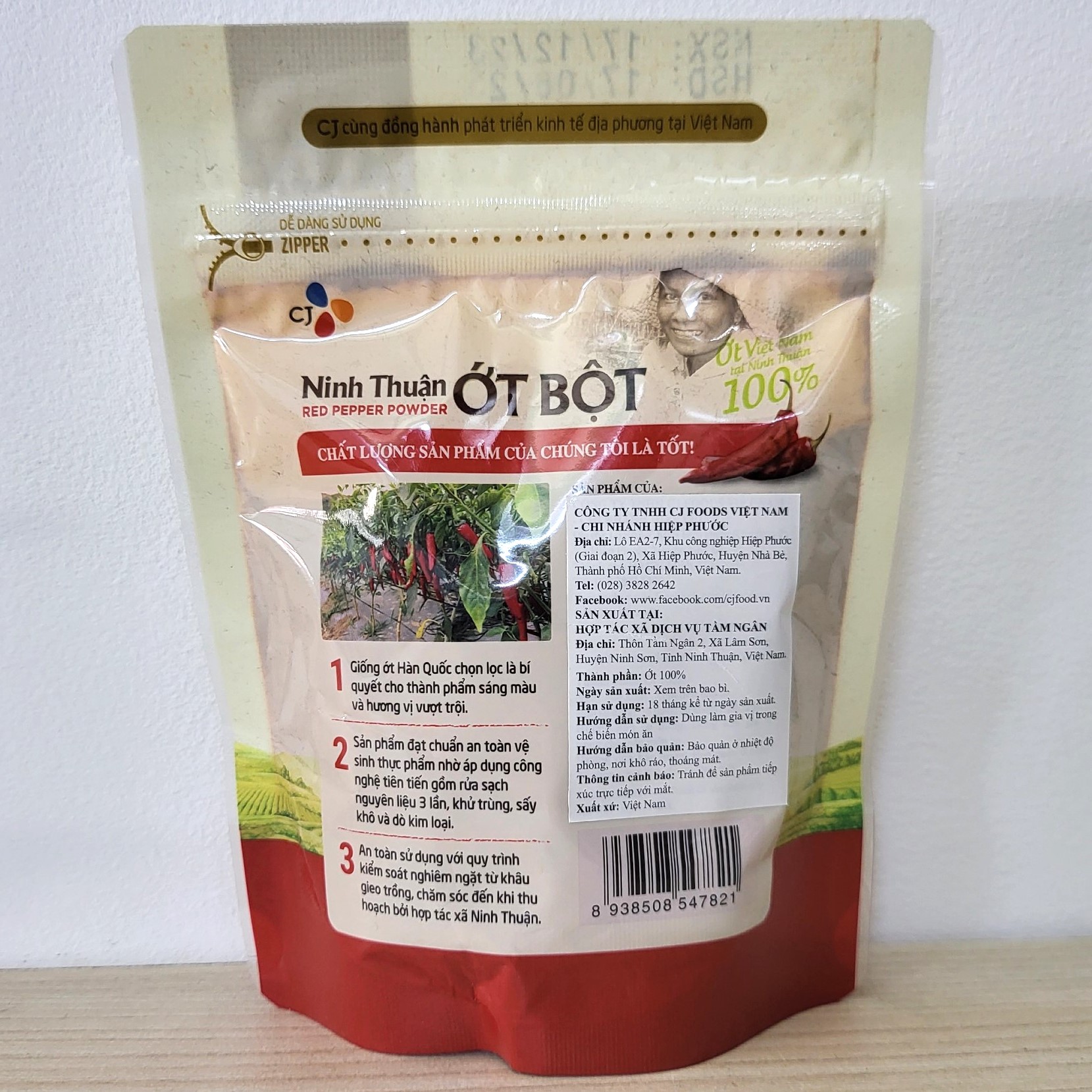 CJ FOODS (túi 100g) ỚT BỘT NINH THUẬN Red Pepper Powder