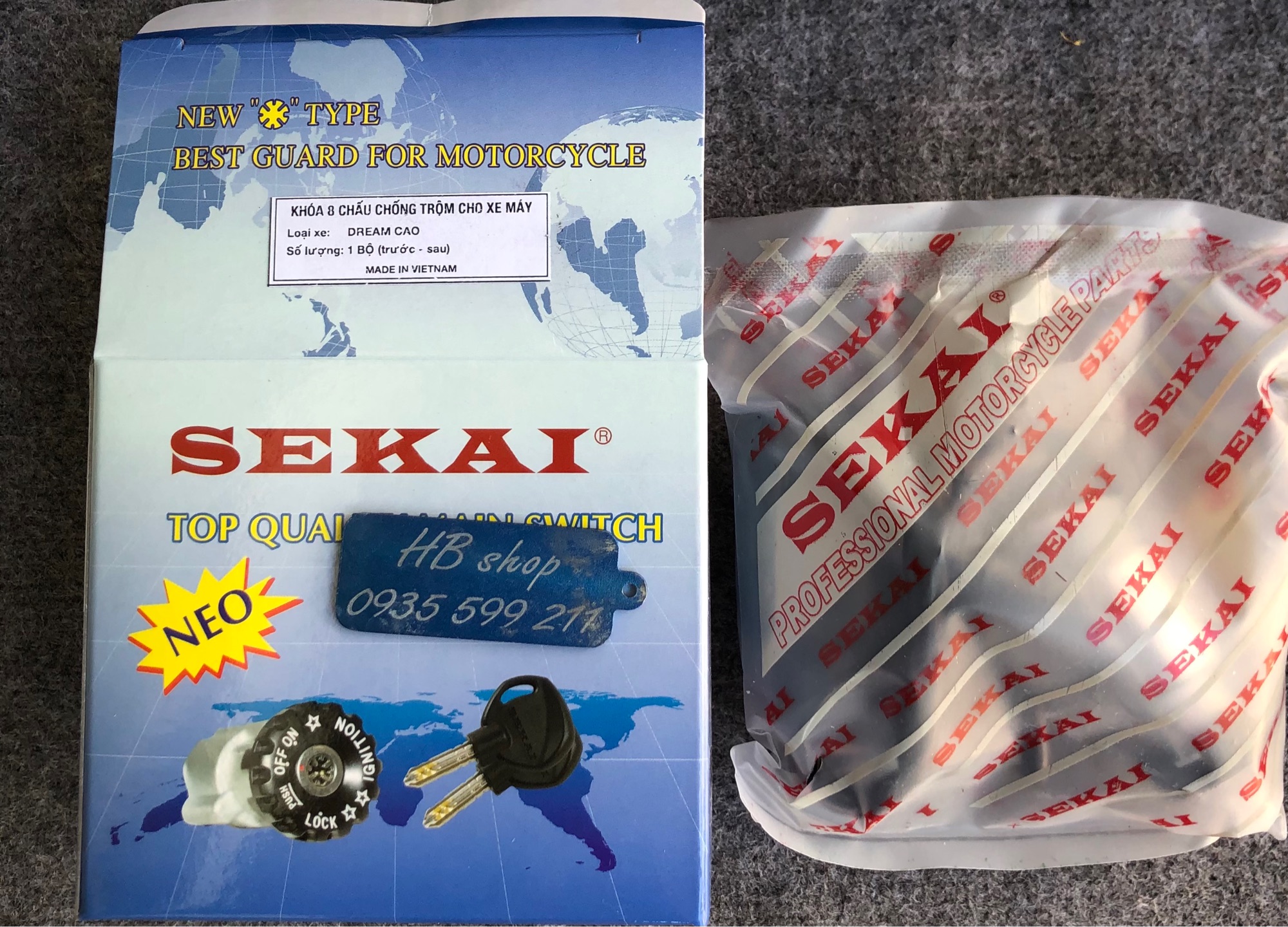 Bộ khoá sekai xe dream