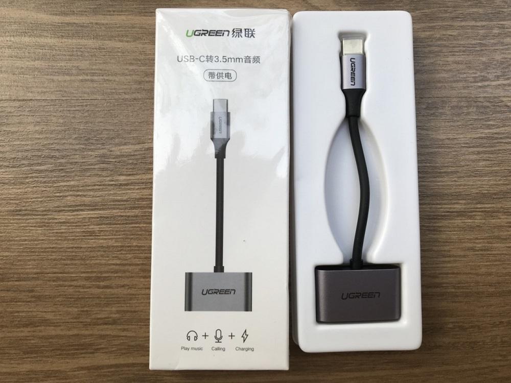 Cáp Chuyển Đổi Type-C To 3,5mm Hỗ Trợ Cổng Sạc USB-C Ugreen 50596