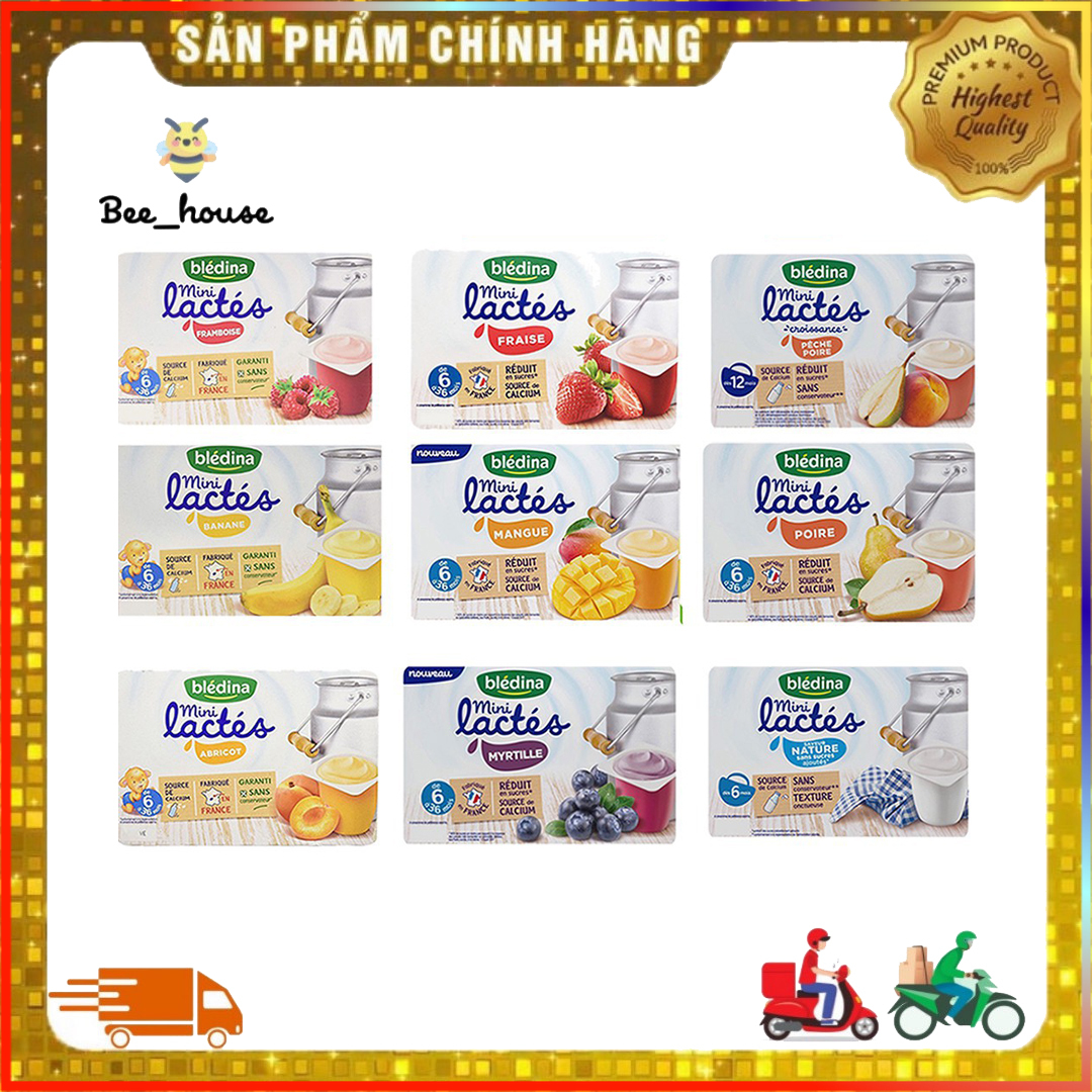Sữa chua nguội Bledina Pháp sữa chua ăn dặm cho bé từ 6 tháng -