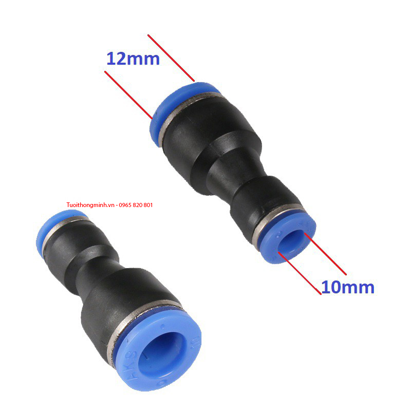 Kết nối nhanh ống PU 12-8mm