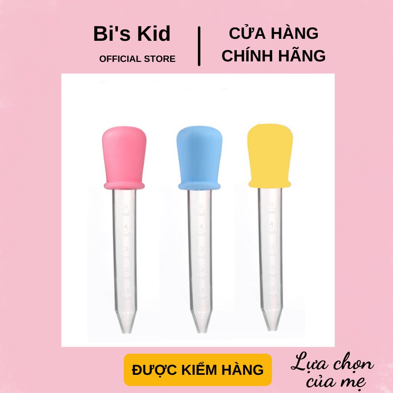 Ống bơm thuốc , bón sữa loại 5ml cho bé chất liệu silicon an toàn cho bé