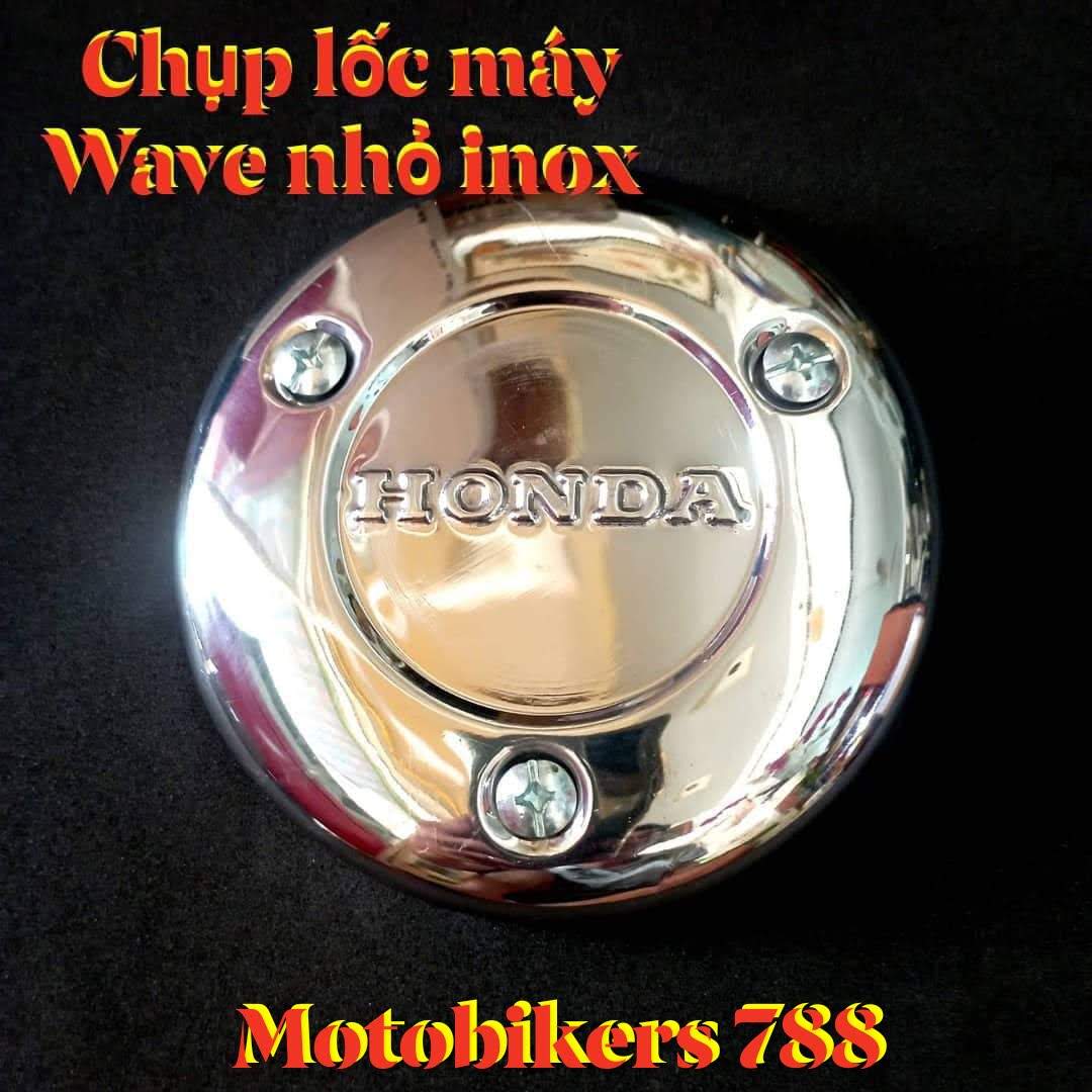 CHỤP LỐC MÁY WAVE NHỎ INOX