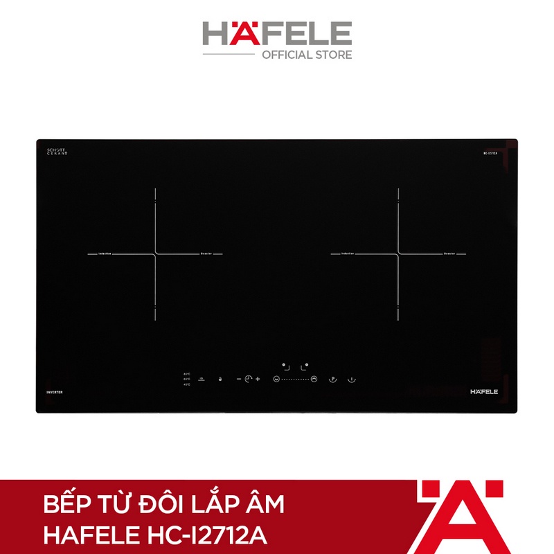 Bếp âm từ đôi Hafele HC-I2712A (536.61.716)