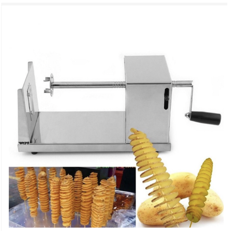 Potato cutter Tornado, tools paring Potato Tornado, cut root the tornado removable easy, small size, easy to transport and use, body stainless steel stainless steel, độ durable easy use machine fryers, snacks