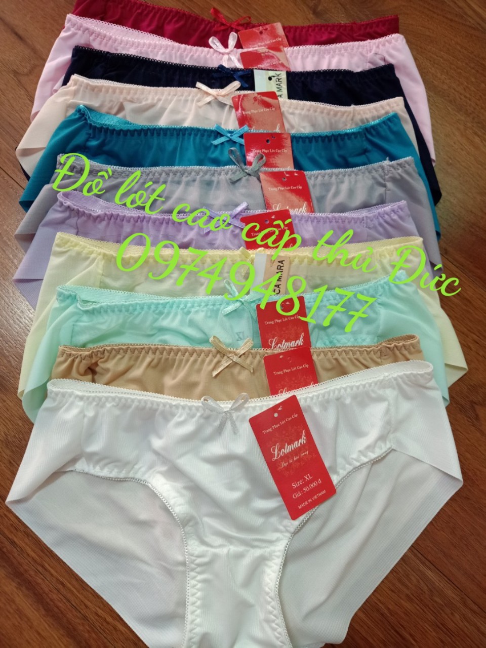 5 quần lót nữ thun lạnh trơn cao cấp 020