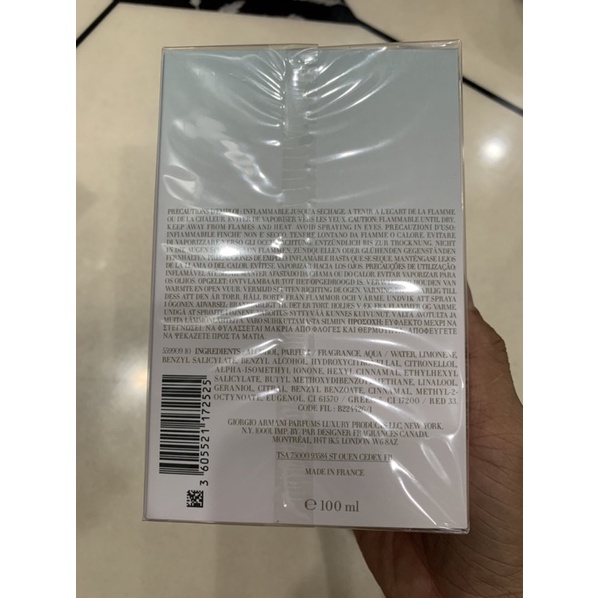 Nước hoa nữ acqua di gioia edp 100ml full seal