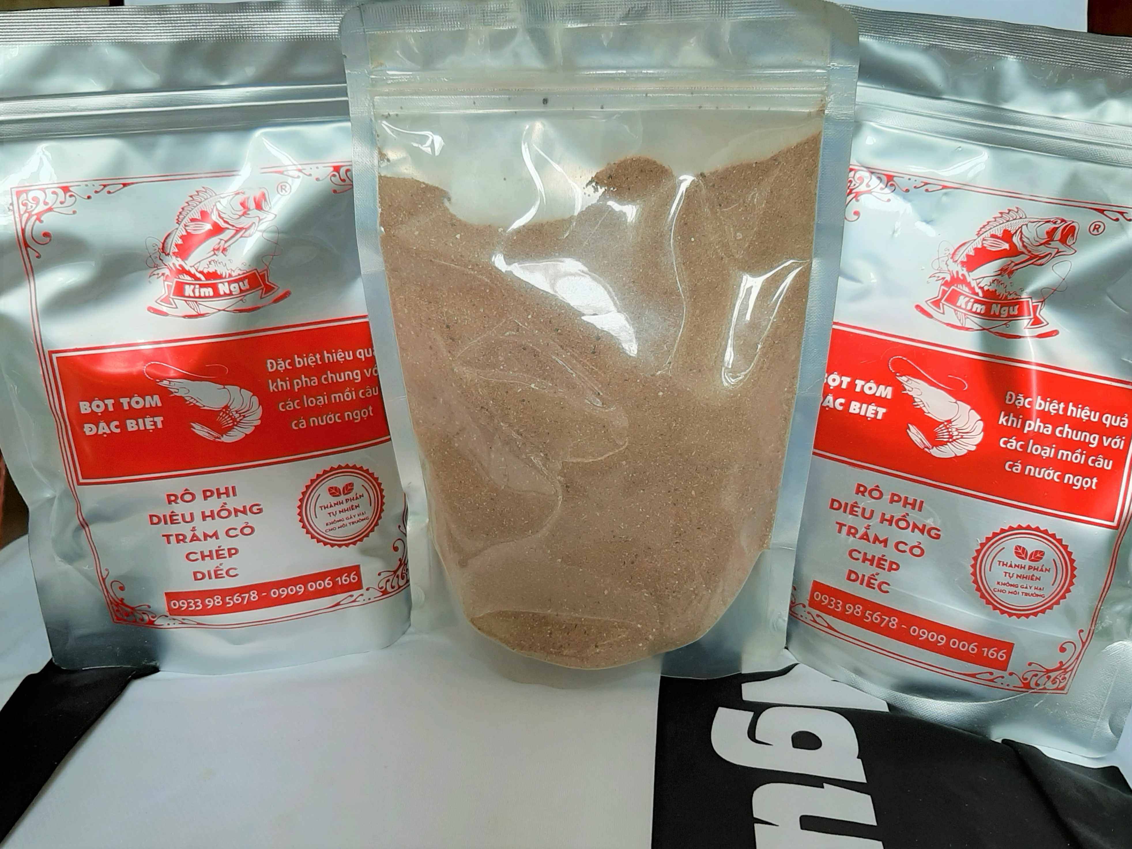 BỘT TÔM ĐẶC BIỆT CÂU CÁ  RÔ PHI  ( ĐỘ ĐẠM CAO)