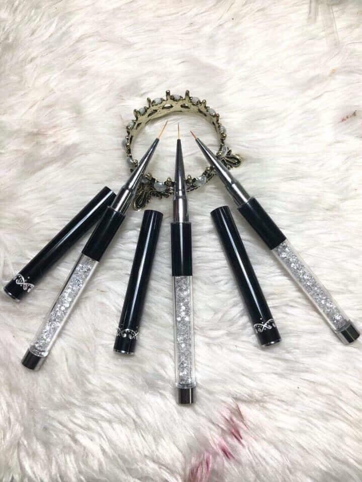 Cọ Vẽ Nét Cán Đá 5mm, 9mm, 11mm - sinailmi