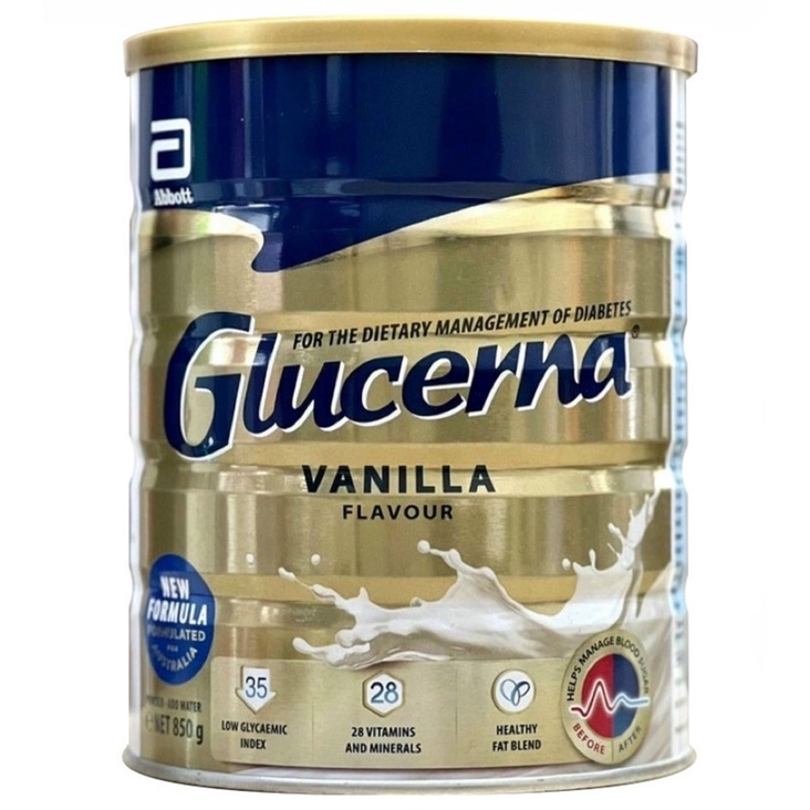 Sữa tiểu đường Glucerna Úc 850gr mẫu mới NTDT