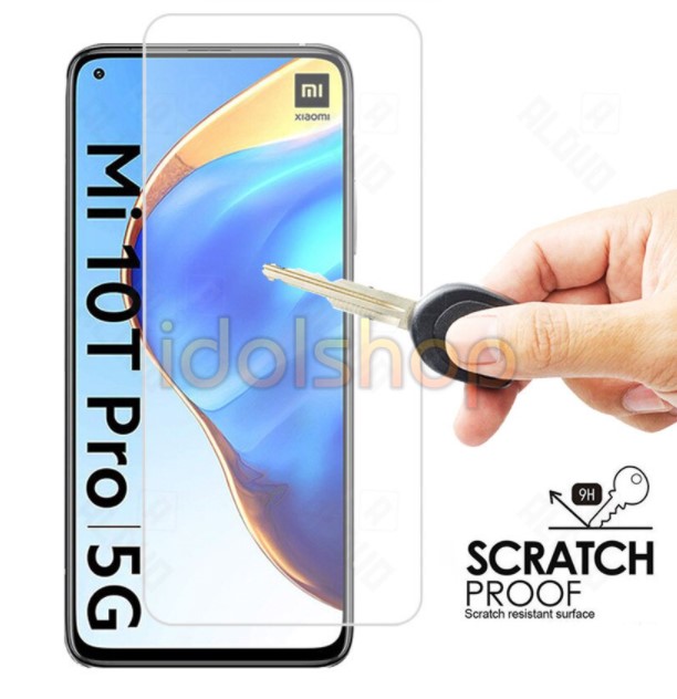 Mi 10T Pro 5G - Kính cường lực Xiaomi Mi 10T Pro 5G trong suốt không full màn