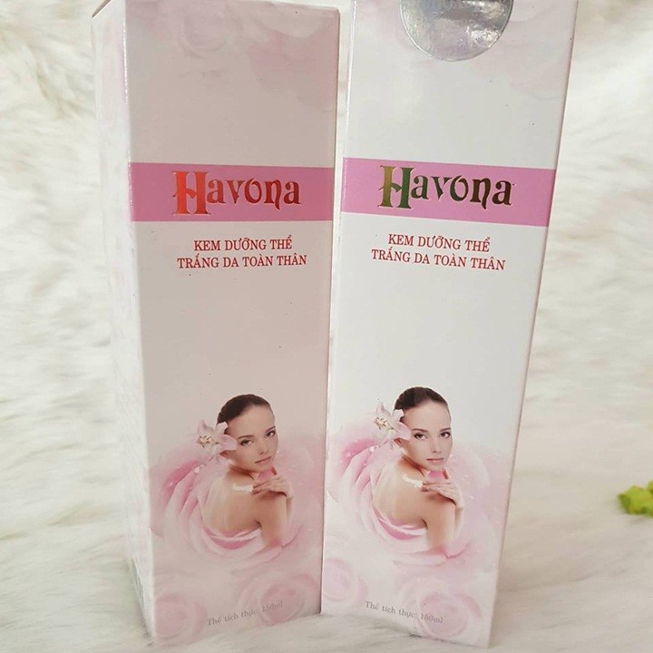 KEM DƯỠNG TRẮNG DA HAVONA MAKE UP BODY