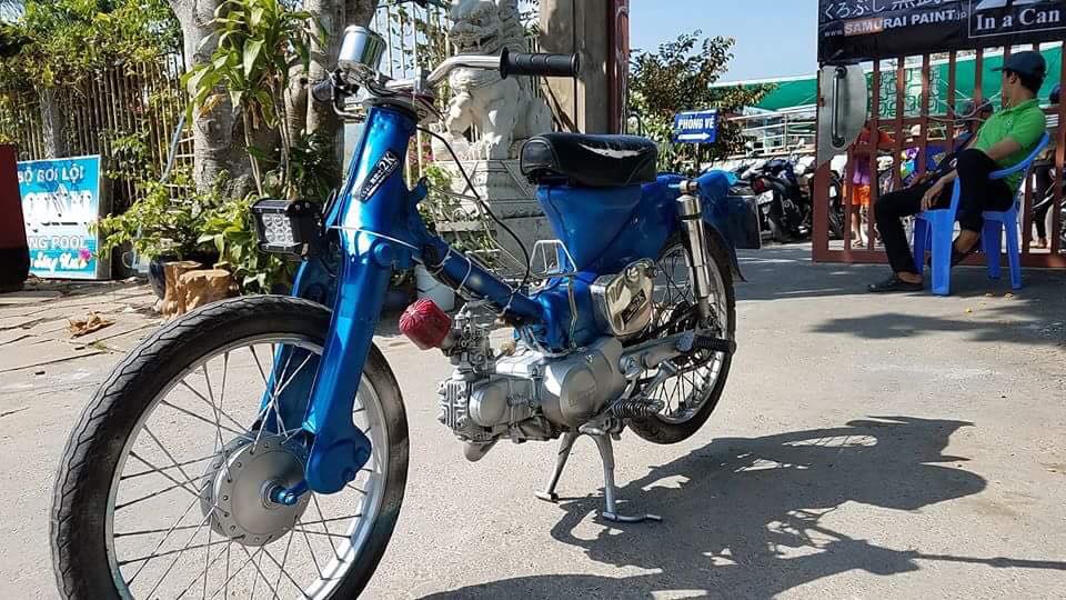 Sơn xịt samurai 1103 màu xanh Honda