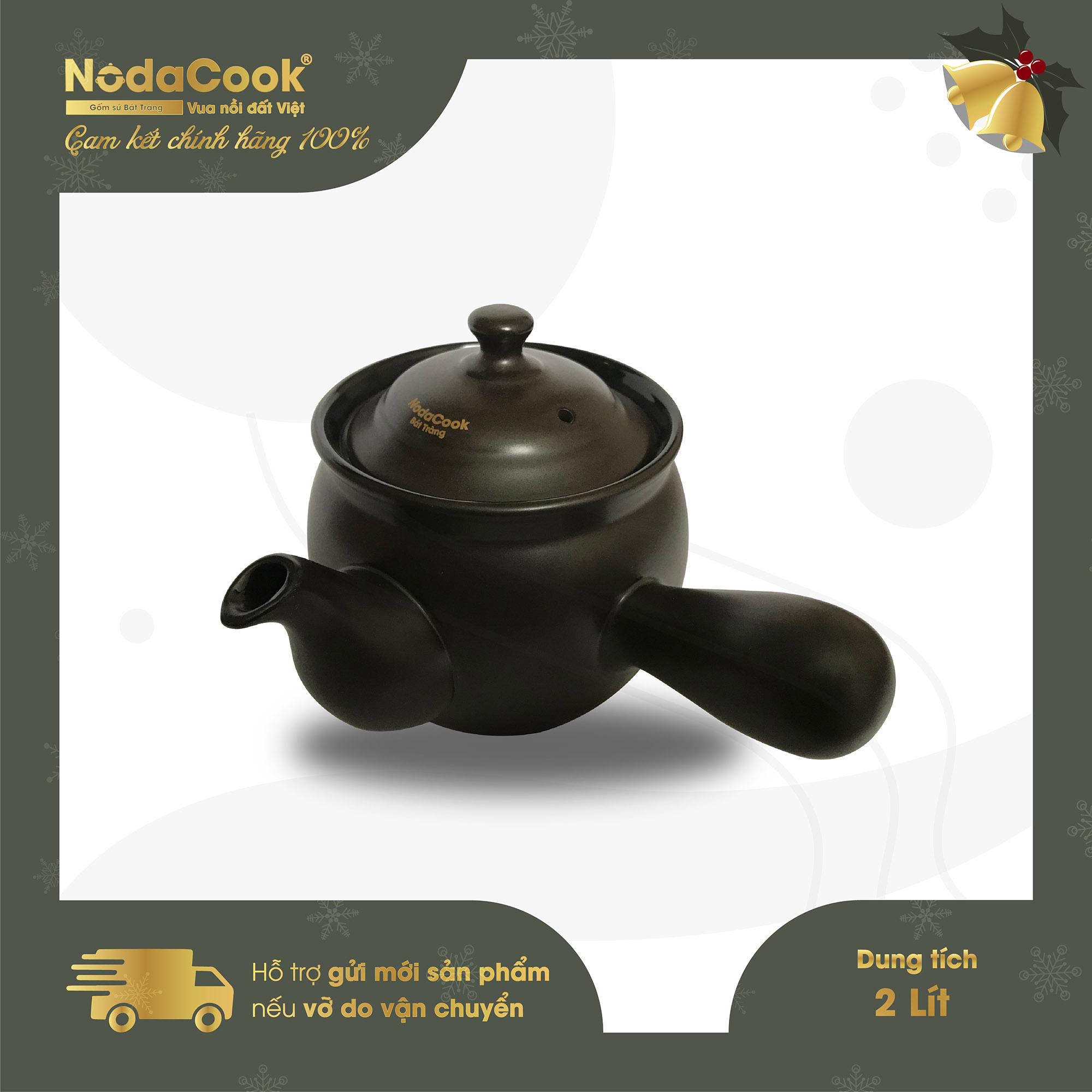 Ấm sắc thuốc bắc 1.8 lít NodaCook