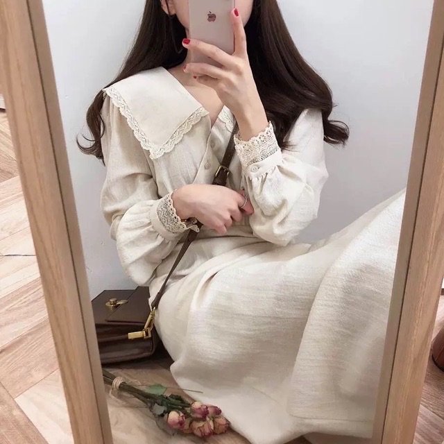 VÁY VINTAGE TIỂU THƯ SANG CHẢNH