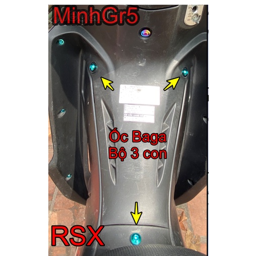COMBO FULL ỐC TITAN GR5 RSX 110CC 2014-2023