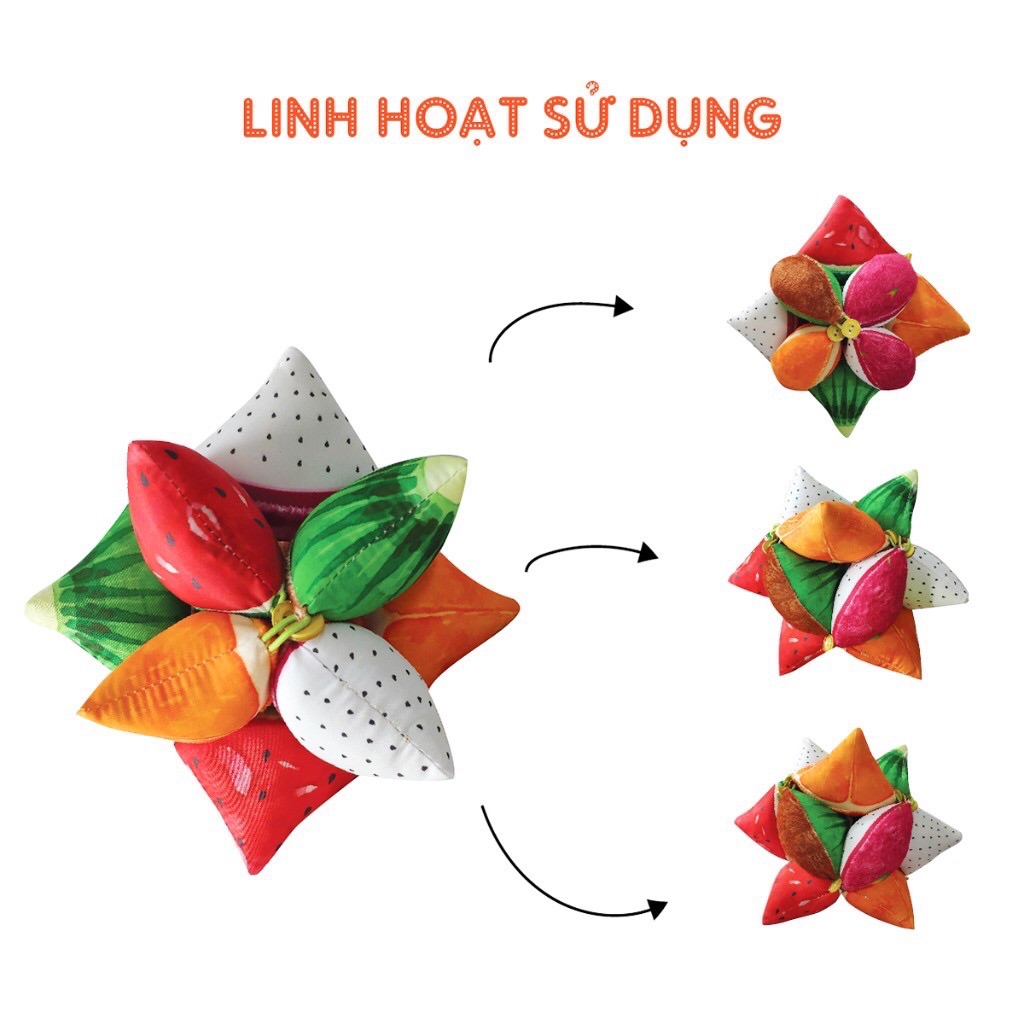 BÓNG MÚI MONTESSORI- FRUITS