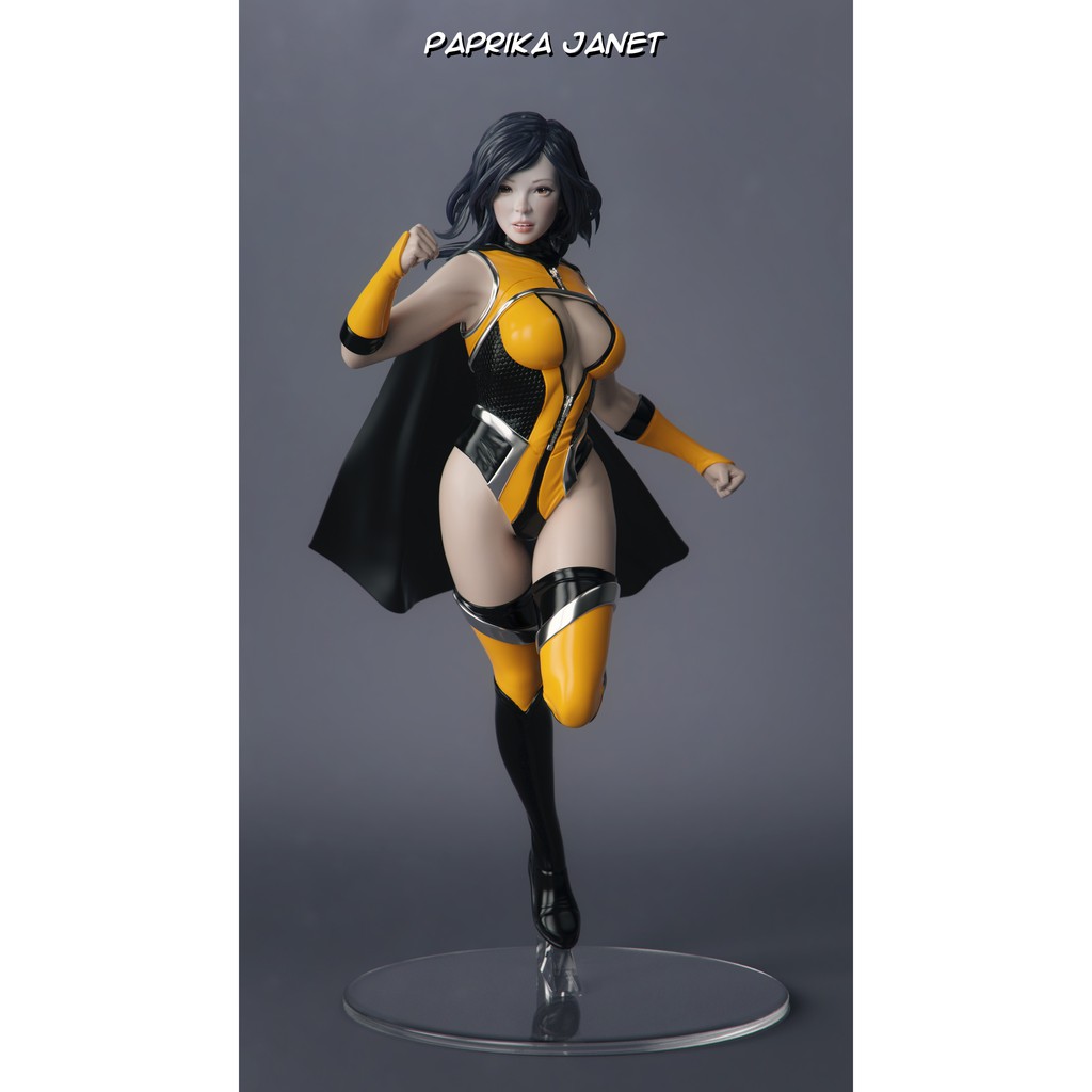 File in 3D Female Super Hero