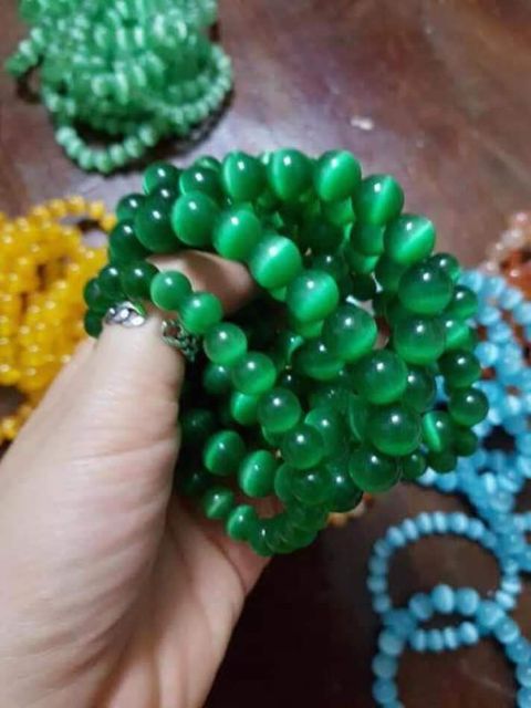 Vòng tay đá phong thủy đủ màu MM01