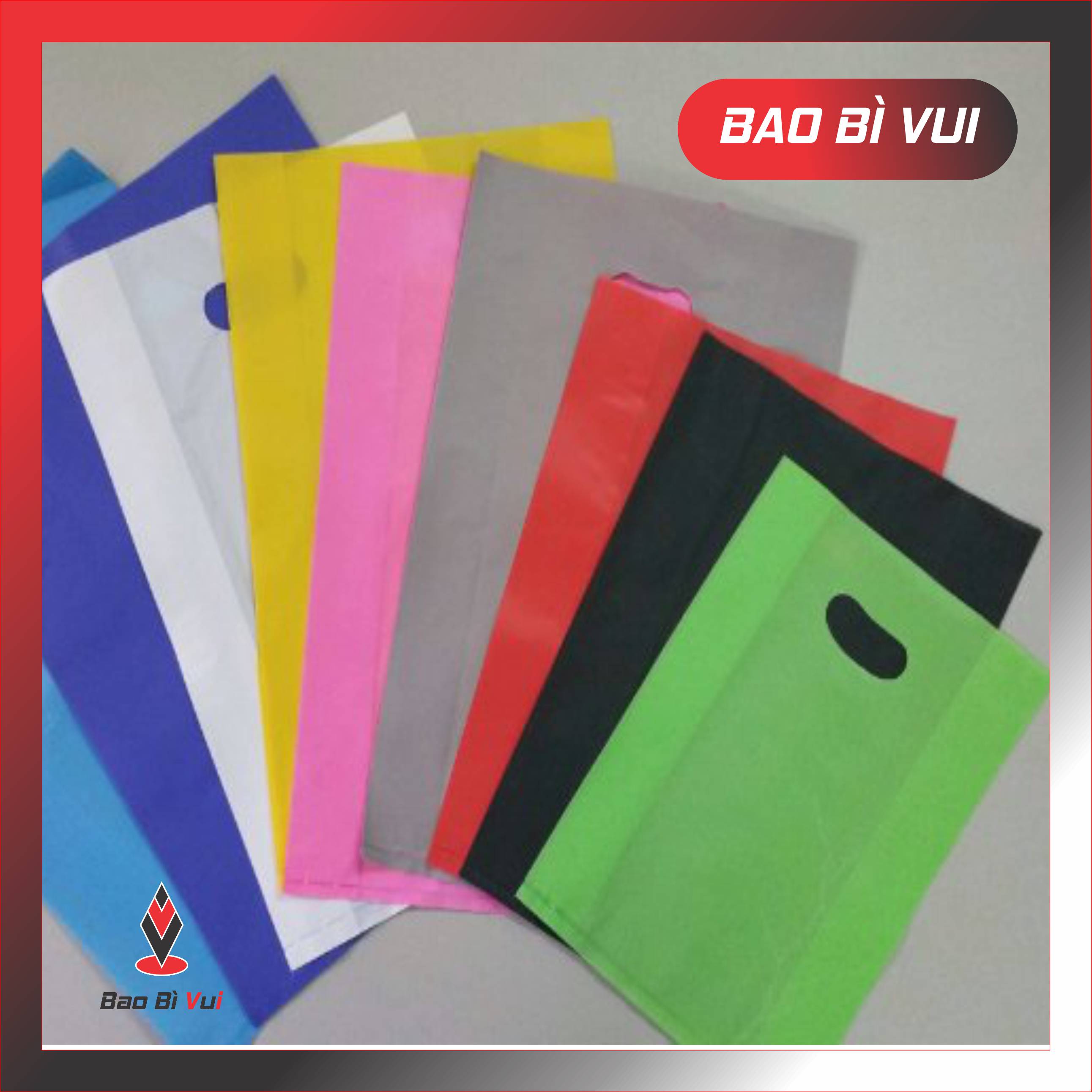 [1 KG] túi xốp gói hàng màu (túi xốp xoài)
