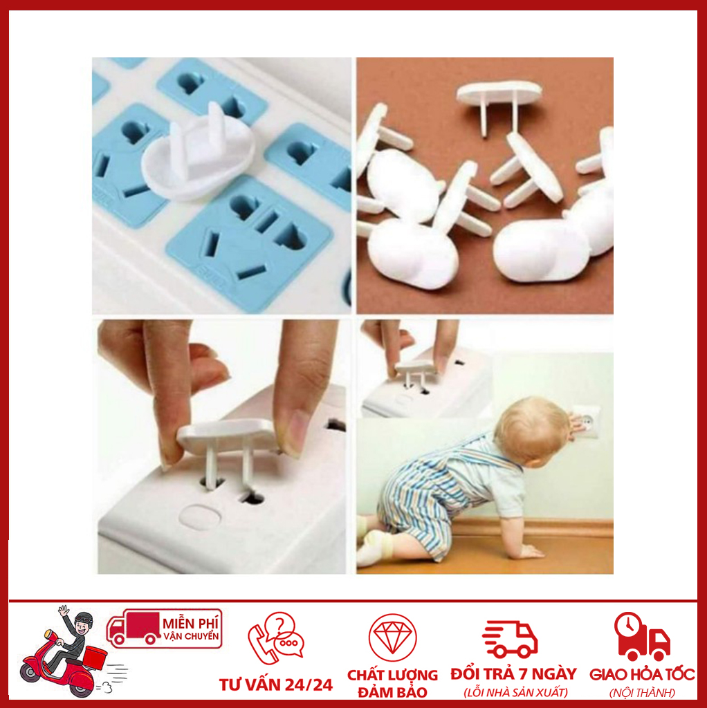 ⛔GIADUNGHOALONG⛔ Bịt ổ điện chống giật (LOẠI 1 CÁI)