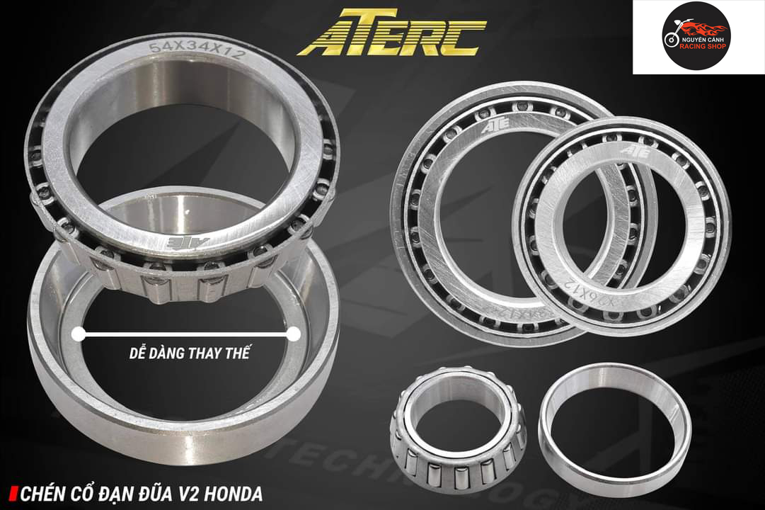 Chén cổ đạn đũa -ATE.-V2- cho xe HONDA