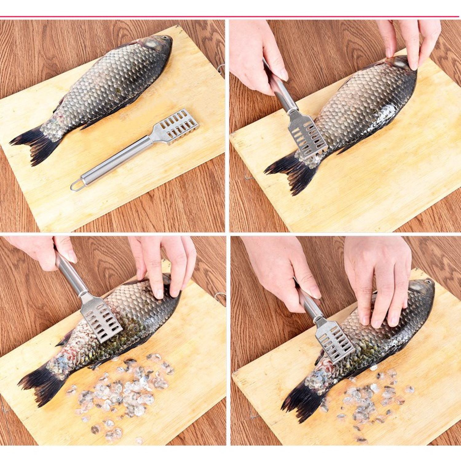 Dụng Cụ Lóc - Đánh Vảy Cá Inox Siêu Bền