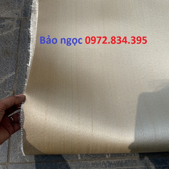 Vải bạt chống cháy sợi thủy tinh HT800 (rộng 1 mét dài 5 mét)