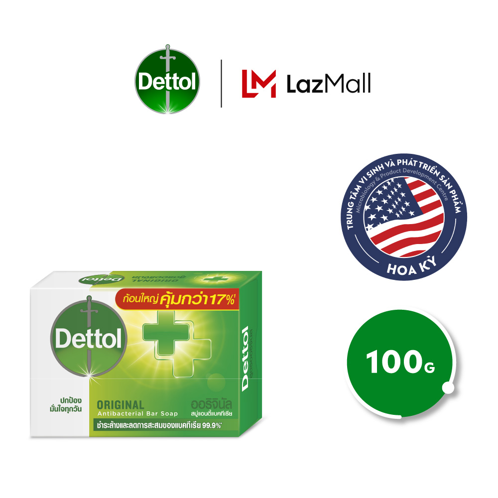 XÀ PHÒNG DETTOL KHÁNG KHUẨN 100G