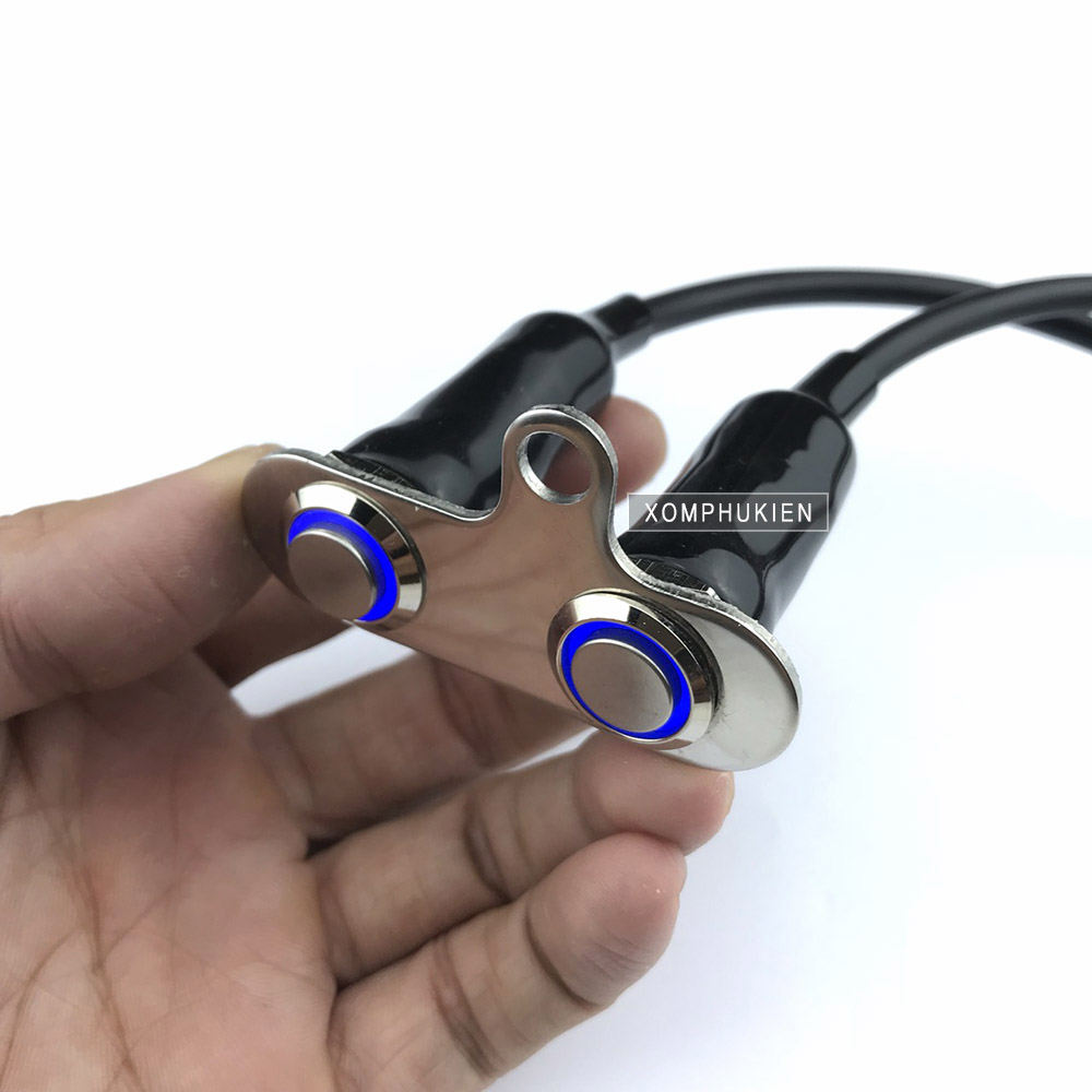 Công Tắc Led 2 Nút On Off Gắn Cùm Xe [ 2 Nút Ngang ]