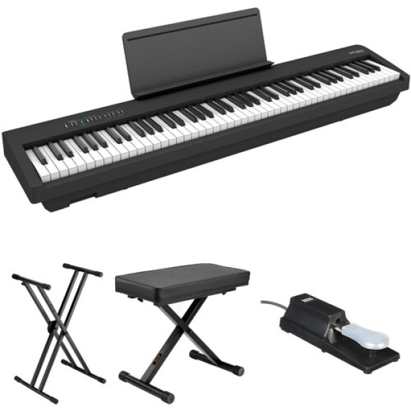 Bộ KIT Roland FP-30X Portable Digital Piano with Bluetooth kèm bàn ghế da pedan tai nghe Tascam TH-02 - Roland FP-30X