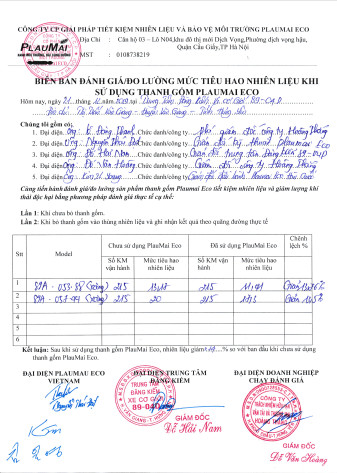 tiết kiệm xăng dầu