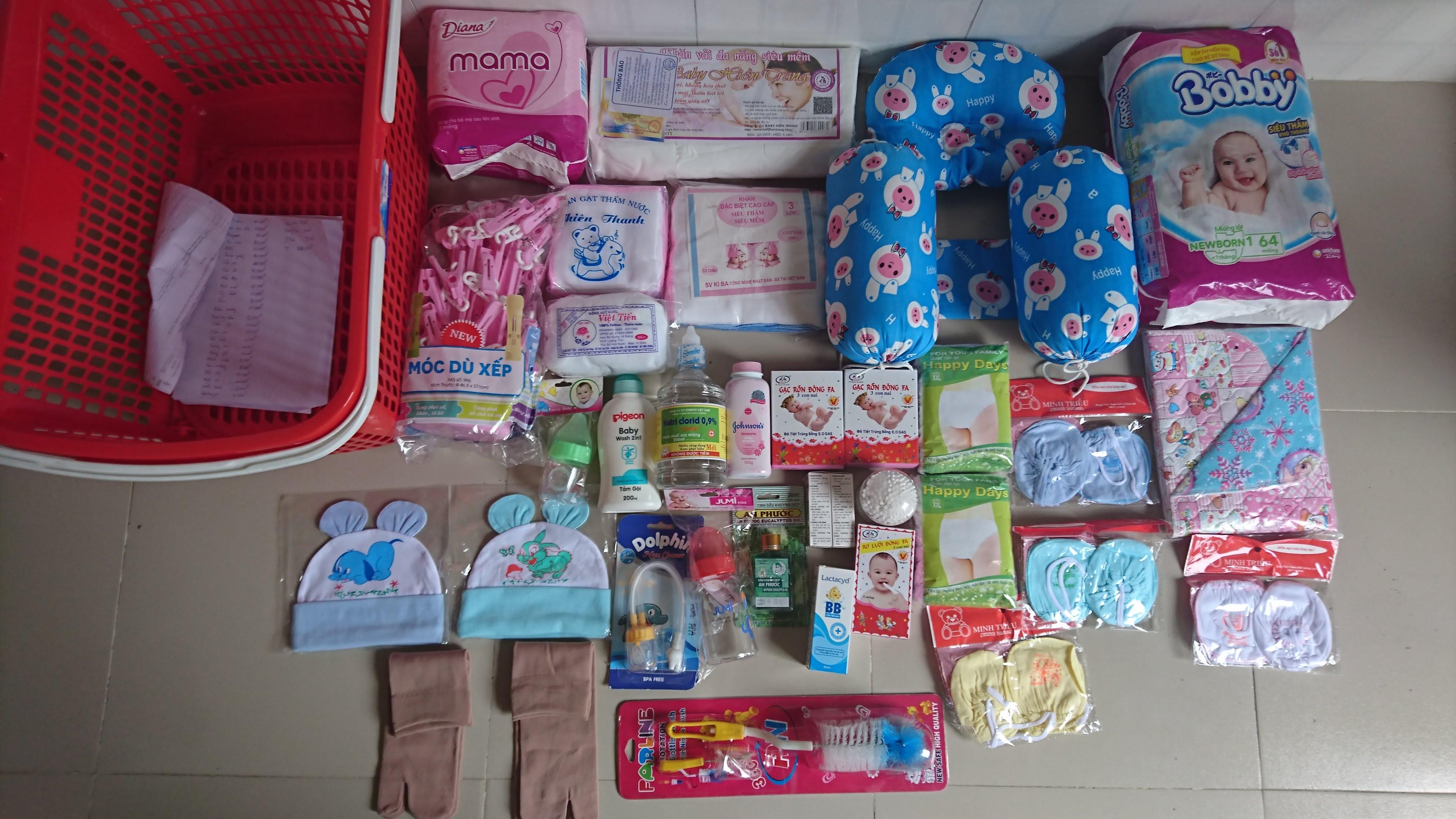 Bộ gối chặn cho bé sơ sinh