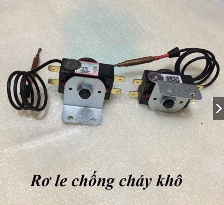 Rơ le chống cháy khô bình nóng lạnh (rơ le pi đen)