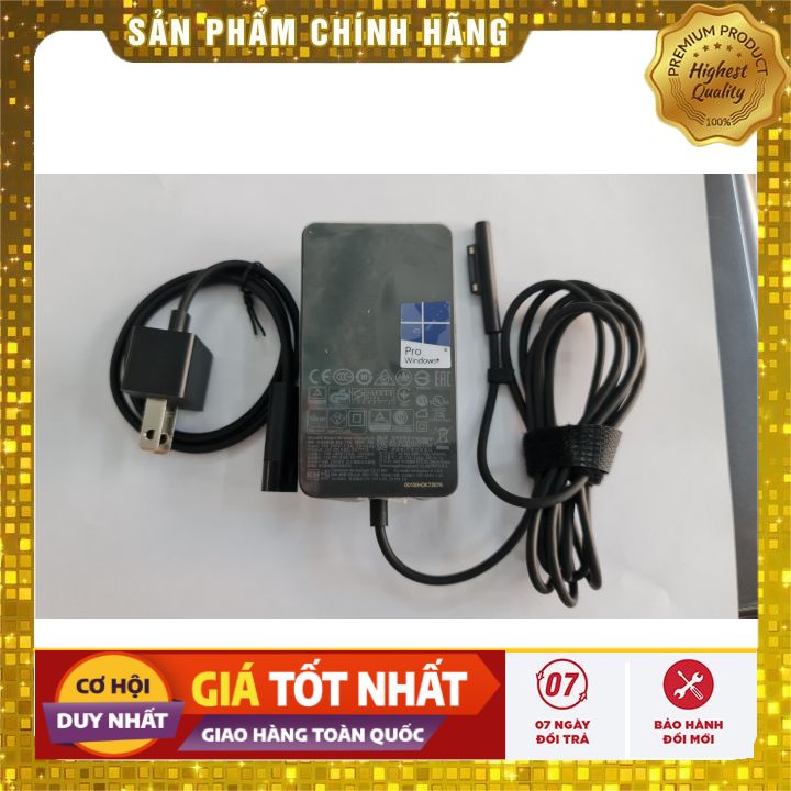 Sạc(Adapter)Original Surface Pro Book Laptop 1 2 3 4 5 6 7 1625 65W Zin