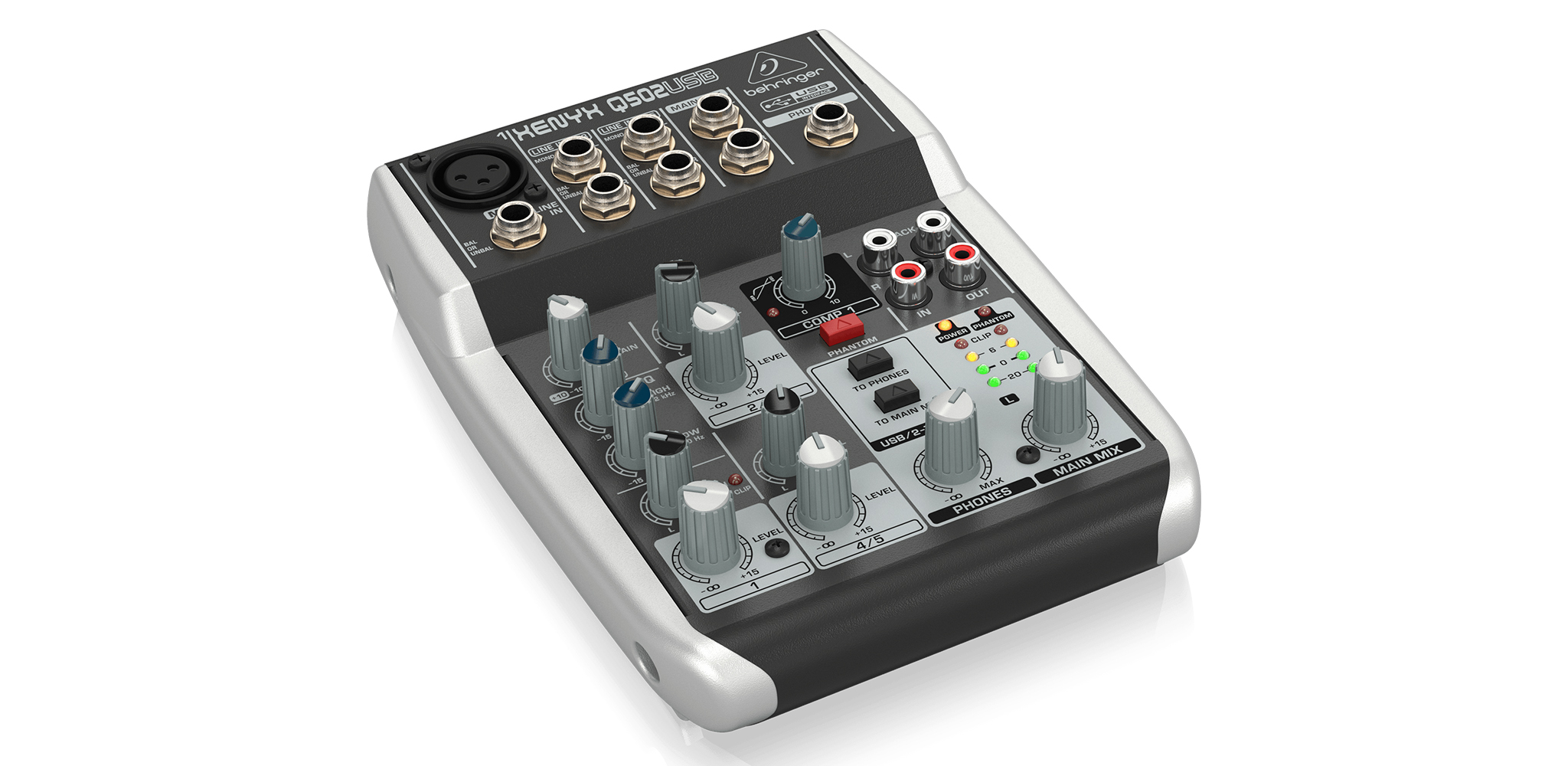 Analog Mixers Behringer| Mixer cơ Behringer Q502USB