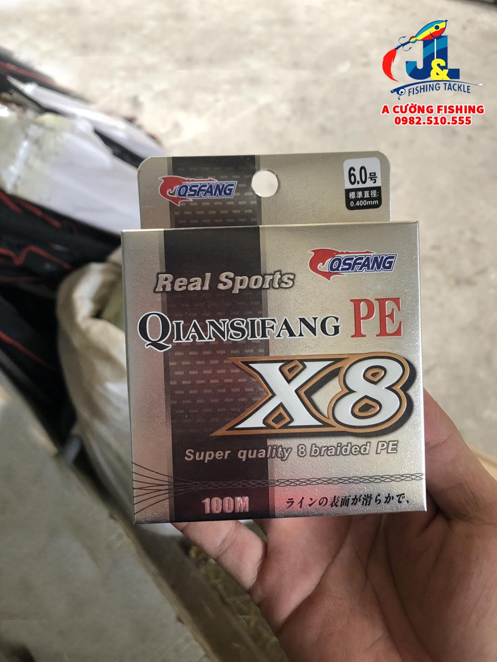 Dù câu pe x8 nhật bản dù siêu dai - xám