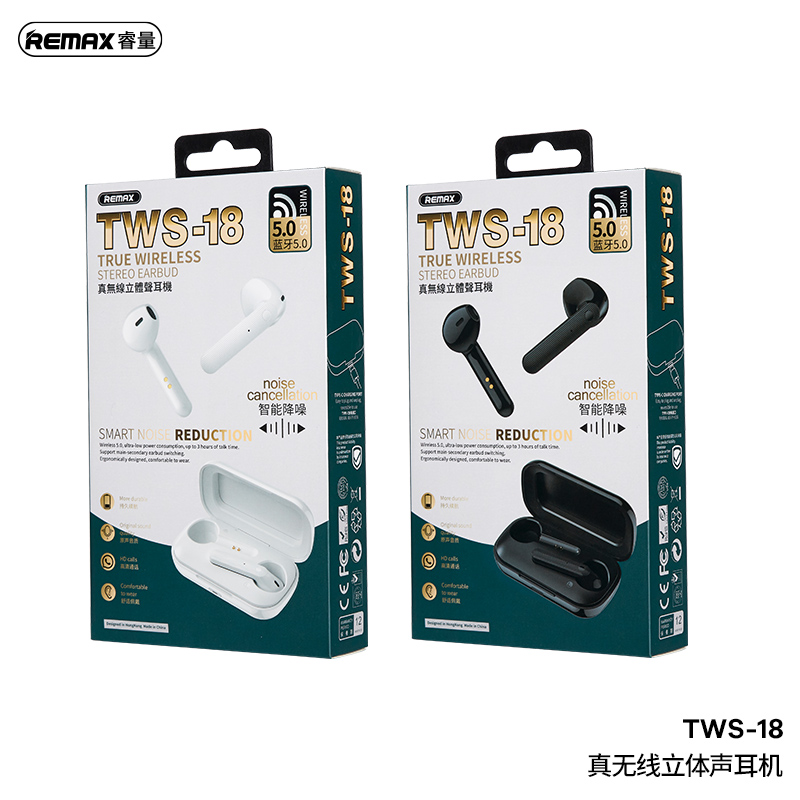 [HCM]Tai Nghe Bluetooth True Wireless Stereo Earbuds Remax TWS-18