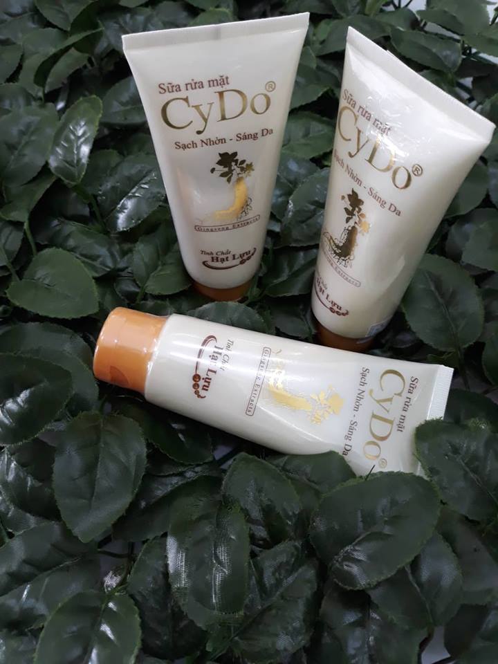 Sữa rửa mặt cydo - sạch nhờn sáng da - tinh chất lựu đỏ 100ml